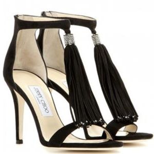 NEW, NEVER WORN Jimmy Choo Viola Suede Tassel Sz 7